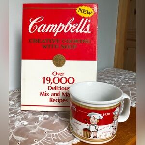 Vintage Campbell’s Cookbook & Soup Mug